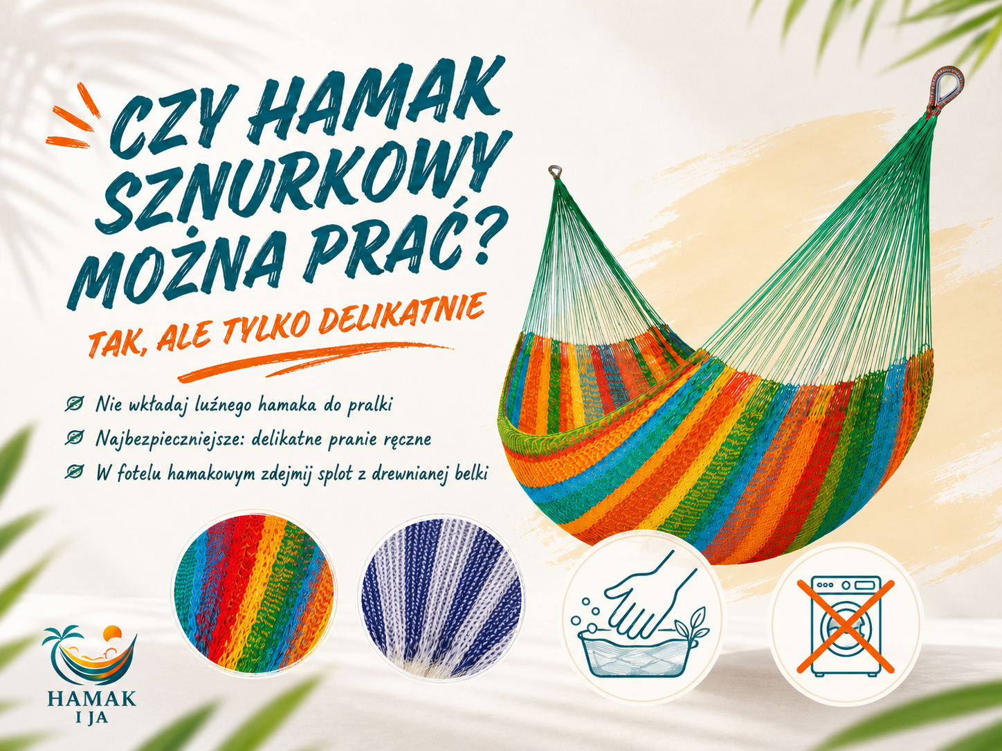 Jak dbać o hamak meksykański ze sznurka? Czyszczenie, suszenie i przechowywanie