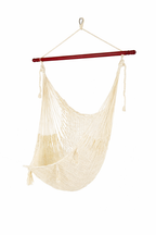 Meksykański Fotel Hamakowy Mayo XL - pleciony, nylon