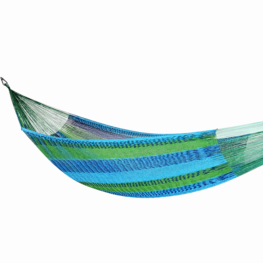 Meksykański Hamak Playa XL bawełna - pleciony, nylon
