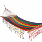 Meksykański Hamak z Drążkiem Jardin L - pleciony, nylon