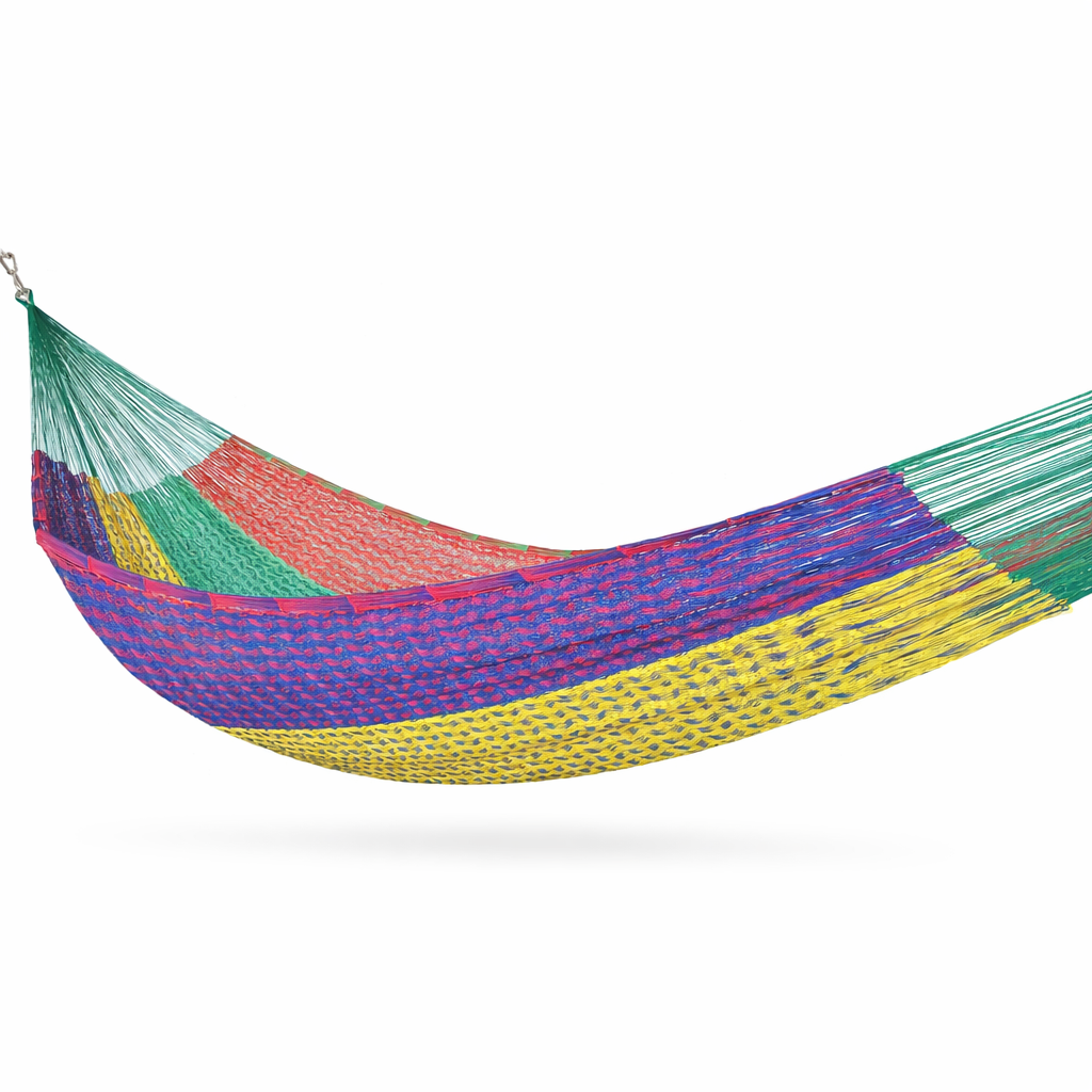 Meksykański Hamak Margarita L - pleciony, bawełna / nylon