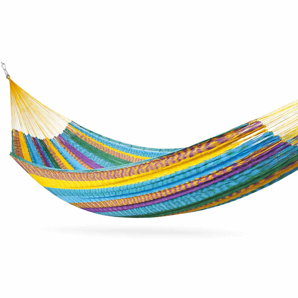 Meksykański Hamak Margarita L - pleciony, bawełna / nylon