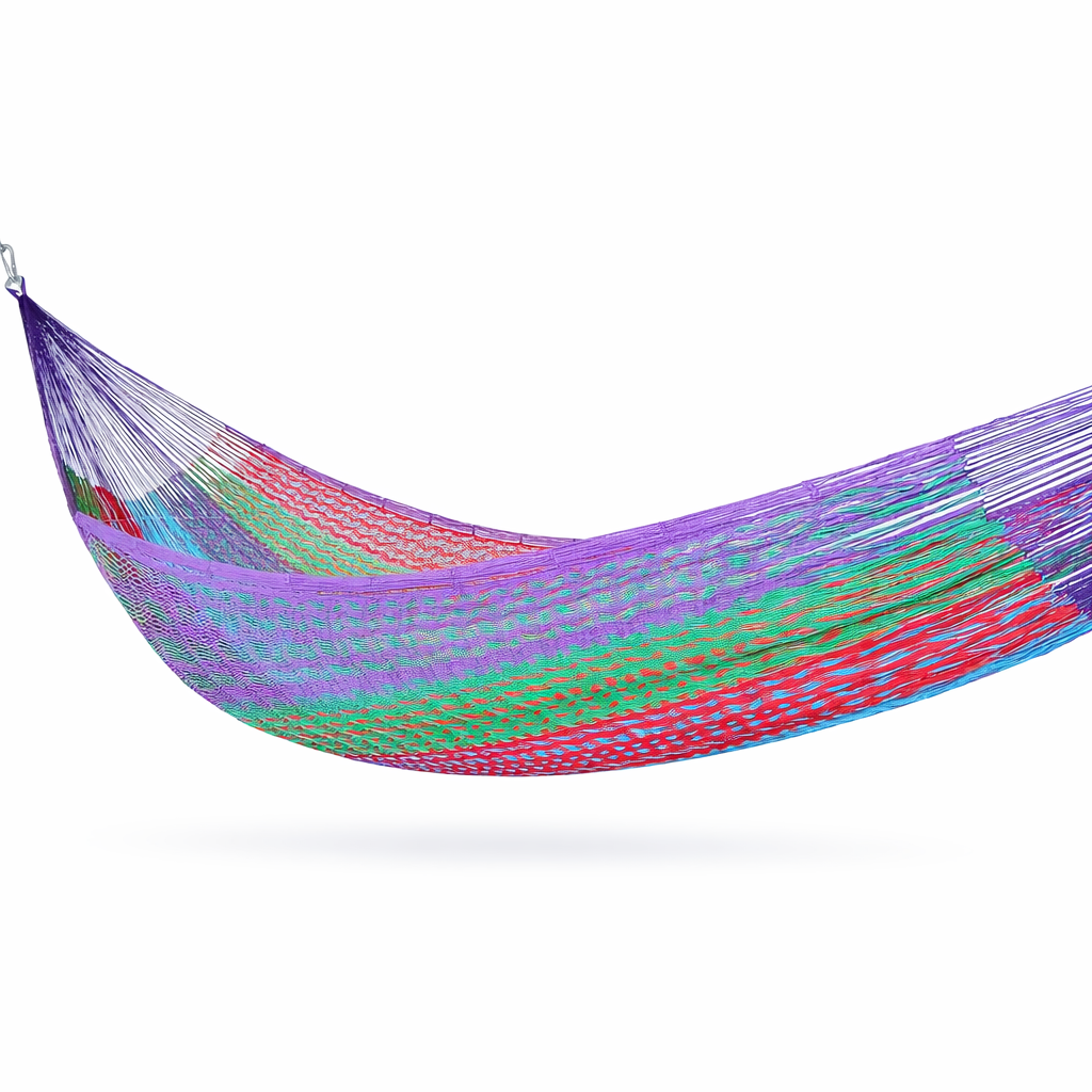 Meksykański Hamak Margarita L - pleciony, bawełna / nylon