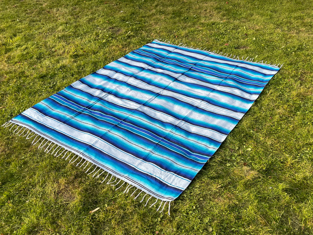 Koc bawełniany 100% z Meksyku 220 × 150 cm – ręcznie tkany na krośnie nr 2