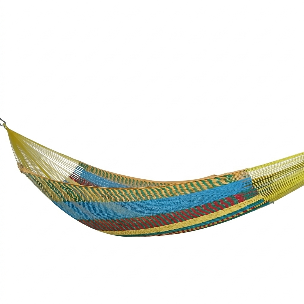 Meksykański Hamak Tropical XL - pleciony, bawełna / nylon